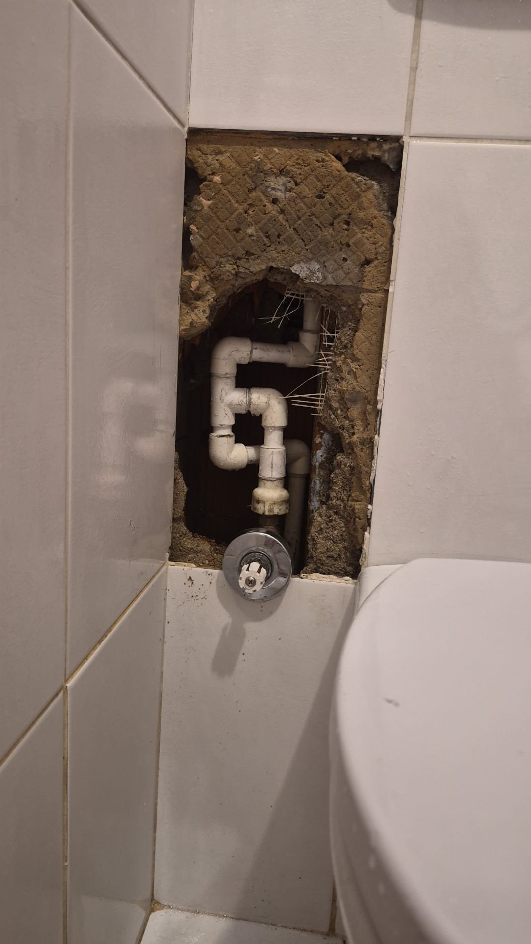 Aras Tesisat saha çalışması